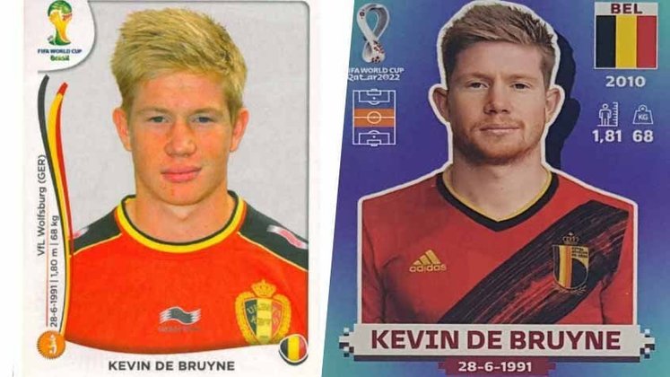 Kevin de Bruyne (meia – Bélgica). Primeira aparição: 2014