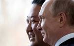 Kim Jong-un e Vladimir Putin 