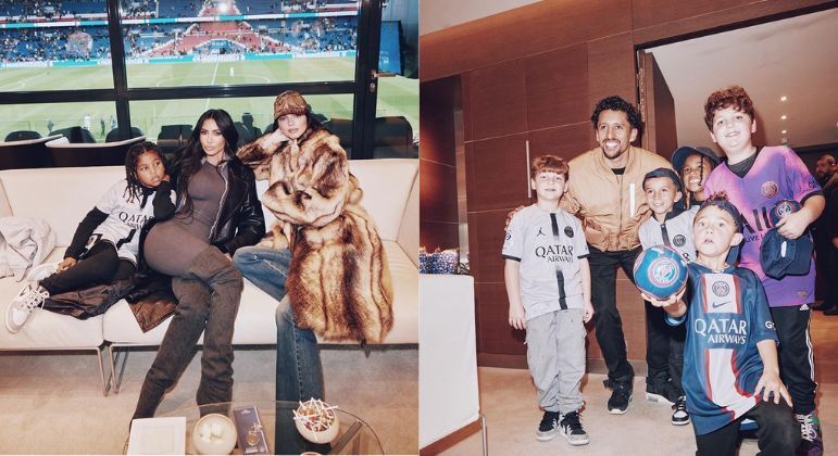 Kim Kardashian posta foto do filho com Marquinhos