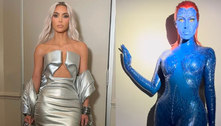 Kim Kardashian comete gafe e vai fantasiada a festa que não era à fantasia 