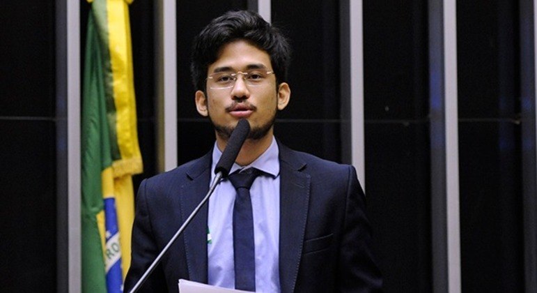 O deputado Kim Kataguiri (DEM-SP)

