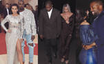 Durante os anos em que esteve com o rapper, Kim Kardashian foi a musa de Kanye West. O artista ficou conhecido por trabalhar como stylist da estrela e, durante o relacionamento, foram flagrados combinando diversos looks, seja nas cores, tecidos ou conceitos. Um dos momentos mais marcantes em que a dupla coordenou o visual foi no Met Gala de 2016, em que ambos usaram peças assinadas pela grife francesa Balmain