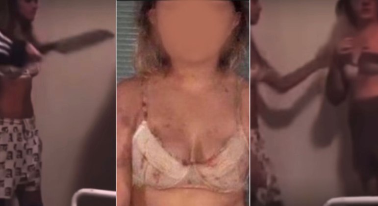 Em vídeo vazado, vítima aparece com rosto desfigurado e roupa coberta de sangue