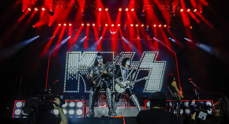 Banda Kiss faz sua última performance em São Paulo da carreira neste sábado (22)