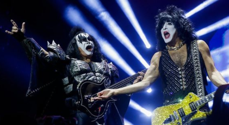Simmons e Paul Stanley comandaram as ações no palco do Allianz Parque, no sábado (22)