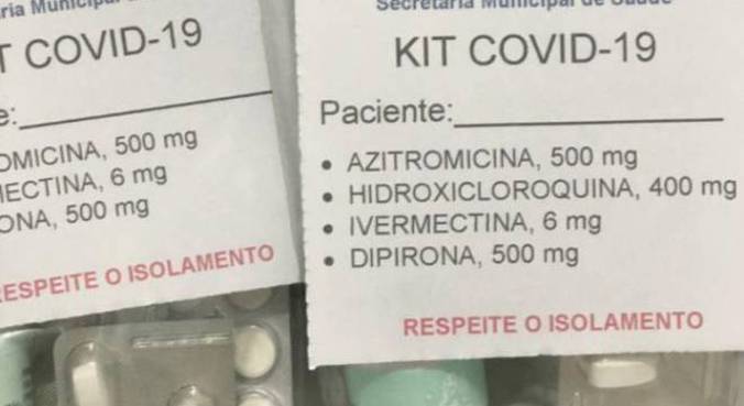 Desde começo da pandemia, prefeituras distribuíram kit com remédio contra covid
