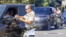 Kourtney Kardashian leva multa por dirigir em alta velocidade