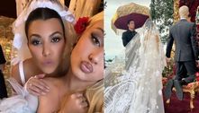 Kourtney Kardashian se casa com Travis Barker na Itália