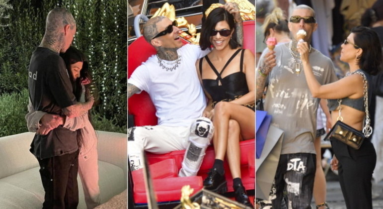 Kourtney Kardashian e Travis Barker se transformaram em um dos casais queridinhos da internet em 2021. Românticos, a empresária e o baterista não se desgrudam, adoram fazer declarações de amor públicas e estão curtindo o relacionamento ao máximo. Veja a seguir um resumo da história dos dois
