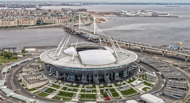 O Krestovsky Stadium, sede da decisão