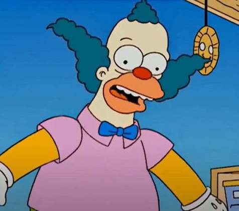 Krusty - Como assistir Os Simpsons e não lembrar do famoso palhaço que alegra as pessoas pela televisão ?