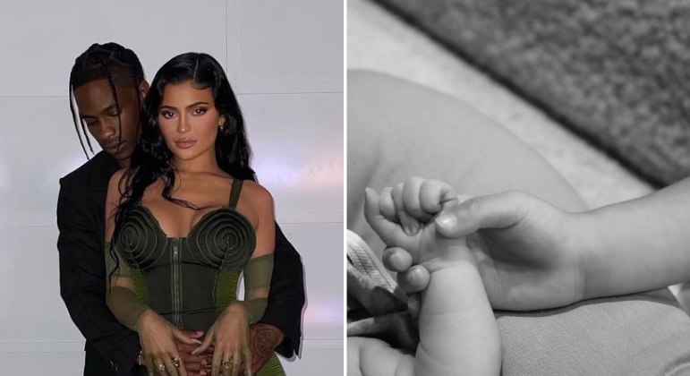 Kylie Jenner anunciou o nascimento do segundo filho no domingo (6)