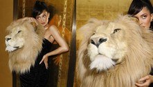 Cabeça de leão do vestido de Kylie Jenner é de verdade?