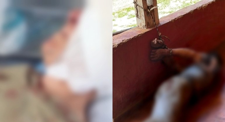 Ladrão agride idoso de 93 anos com crucifixo e acaba acorrentado pela vizinhança