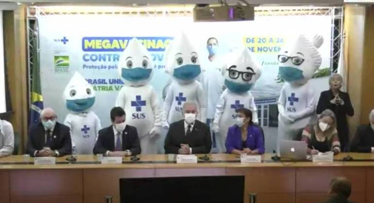 Campanha MegaVacinação ocorre entre 20 e 26 de novembro