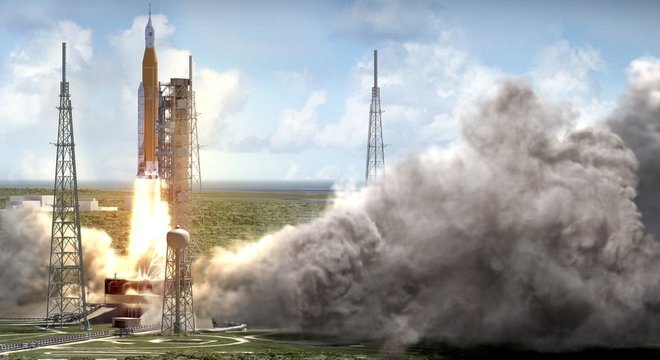 O SLS vai ser o foguete de lançamento mais poderoso construído pela Nasa