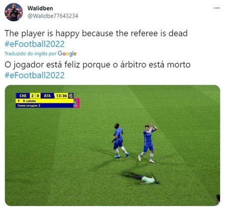 eFootball 2022 é detonado pela comunidade e rende memes, pes