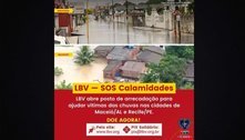 Comunidade da luta se une à LBV para ajudar famílias afetadas pelas chuvas em Alagoas e Pernambuco