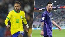 Possível encontro de Brasil e Argentina na semifinal da Copa do Mundo agita a web