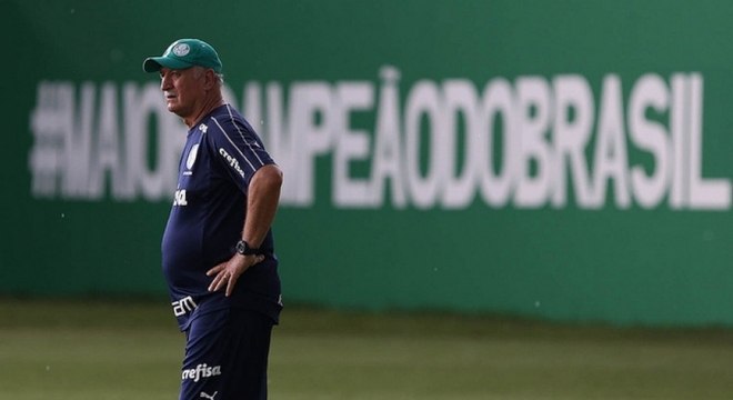 Felipão prepara o Palmeiras para o seu primeiro clássico nesta temporada 