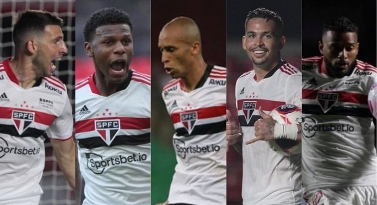 Calleri, Arboleda, Miranda, Luciano e Reinaldo têm contratos até 2022