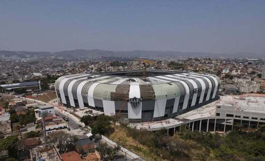 Estádio do Atlético-MG já tem 92% das obras concluídas (Estádio do Atlético-MG já tem 92% das obras concluídas)