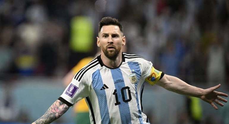 Messi abriu o placar da vitória da Argentina