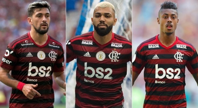 Arrascaeta, Gabigol e Bruno Henrique disputam prêmio com Everton Cebolinha