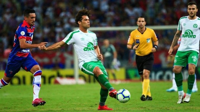 Chapecoense: 19ª colocada - 21 pontos - Chapecoense x Ceará (16/11) / Avaí x Chapecoense (23/11) / Chapecoense x Botafogo (26/11) / Chapecoense x CSA (03/12)