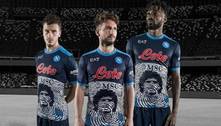 Veja a camisa que o Napoli irá usar em homenagem a Diego Maradona 