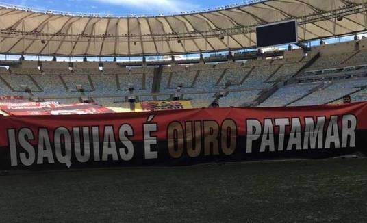 Torcida do Flamengo prepara homenagem para os campeões olímpicos (Divulgação)