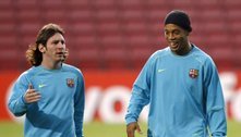 Ronaldinho Gaúcho comenta saída de Messi do Barcelona: 'Nunca imaginei vê-lo com outra camisa'