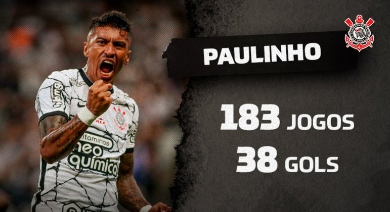 Com gol na estreia do Brasileirão, Paulinho entra na lista de artilheiros do século do Corinthians