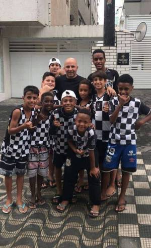 'Meninos da Árvore' fizeram amizade com Sampaoli desde o início do ano