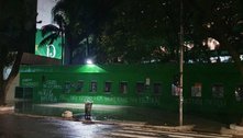 Após nova derrota, Allianz Parque é pichado: 'Seu vizinho tem razão'
