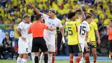  Com pintura de James Rodríguez e gol no fim de Darwin Núñez, Colômbia e Uruguai empatam pelas Eliminatórias da Copa 