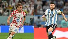 Duelo entre Argentina e Croácia tem gosto especial para Messi e Modric
