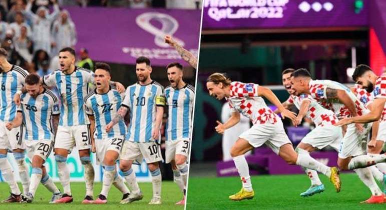 Argentina e Croácia se enfrentam nesta terça-feira (13), às 16h (de Brasília)