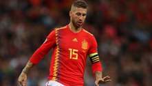 Sergio Ramos lamenta ausência em lista da Espanha para a Copa do Mundo