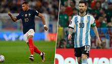 Números não mentem: Messi é mais decisivo do que Mbappé na temporada e na Copa do Mundo