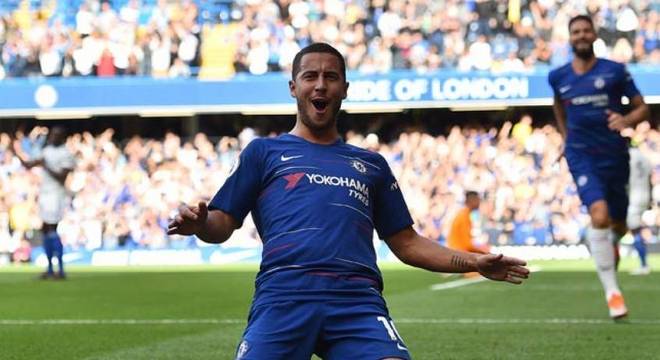 Hazard, camisa 10 do Chelsea, estÃ¡ na mira do Real Madrid