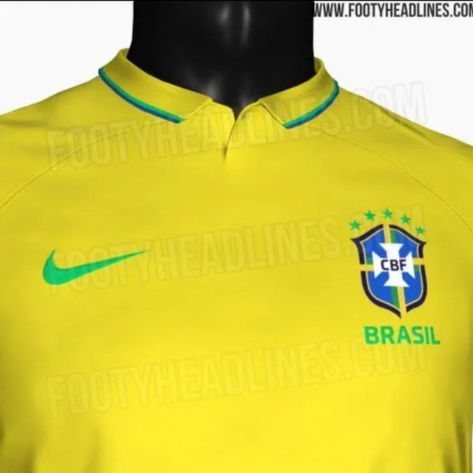 Camisa principal da seleção brasileira teria nova tonalidade de amarelo