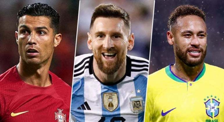 Além do português, Messi e Neymar são destaques entre as seleções com mais seguidores