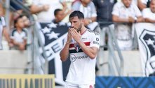Calleri ignora seca de gols e exalta vitória do São Paulo: 'O jejum é indiferente'