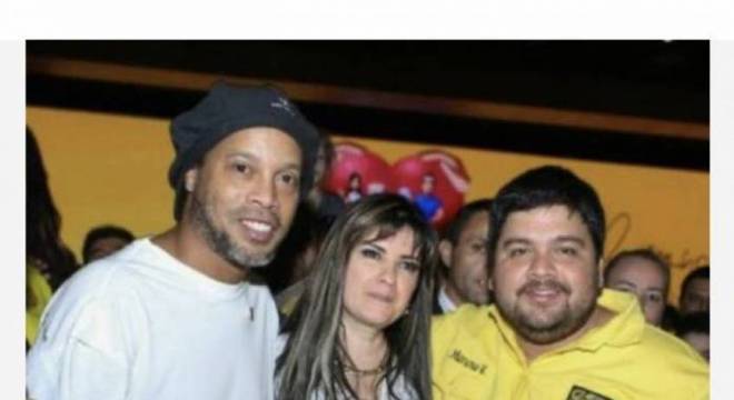 Ronaldinho foi levado ao Paraguai por Dalia López