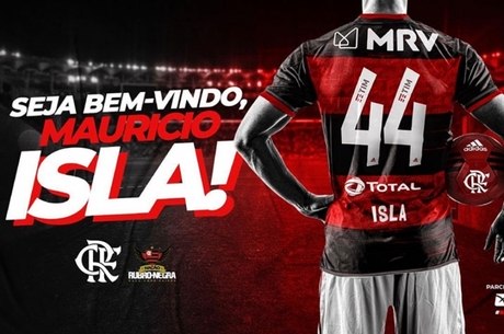 Flamengo anuncia o lateral-direito Mauricio Isla, novo camisa 44 - Lance!