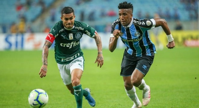 Palmeiras tem ligeira desvantagem para o Grêmio em mata-matas