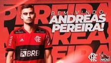 Flamengo oficializa Andreas Pereira, ex-Manchester United