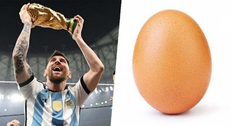 'Foto do ovo' era publicação com mais curtidas na plataforma, porém agora o recorde é de Messi