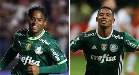 Endrick e Gabriel Jesus foram revelados pelo Palmeiras